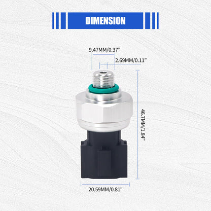 HiSport A/C Pressure Sensor Switch - Compatible with 1993-2015 Nissan 2003-2015 Mitsubishi Replaces BBM461503A ?92136-1FA0A