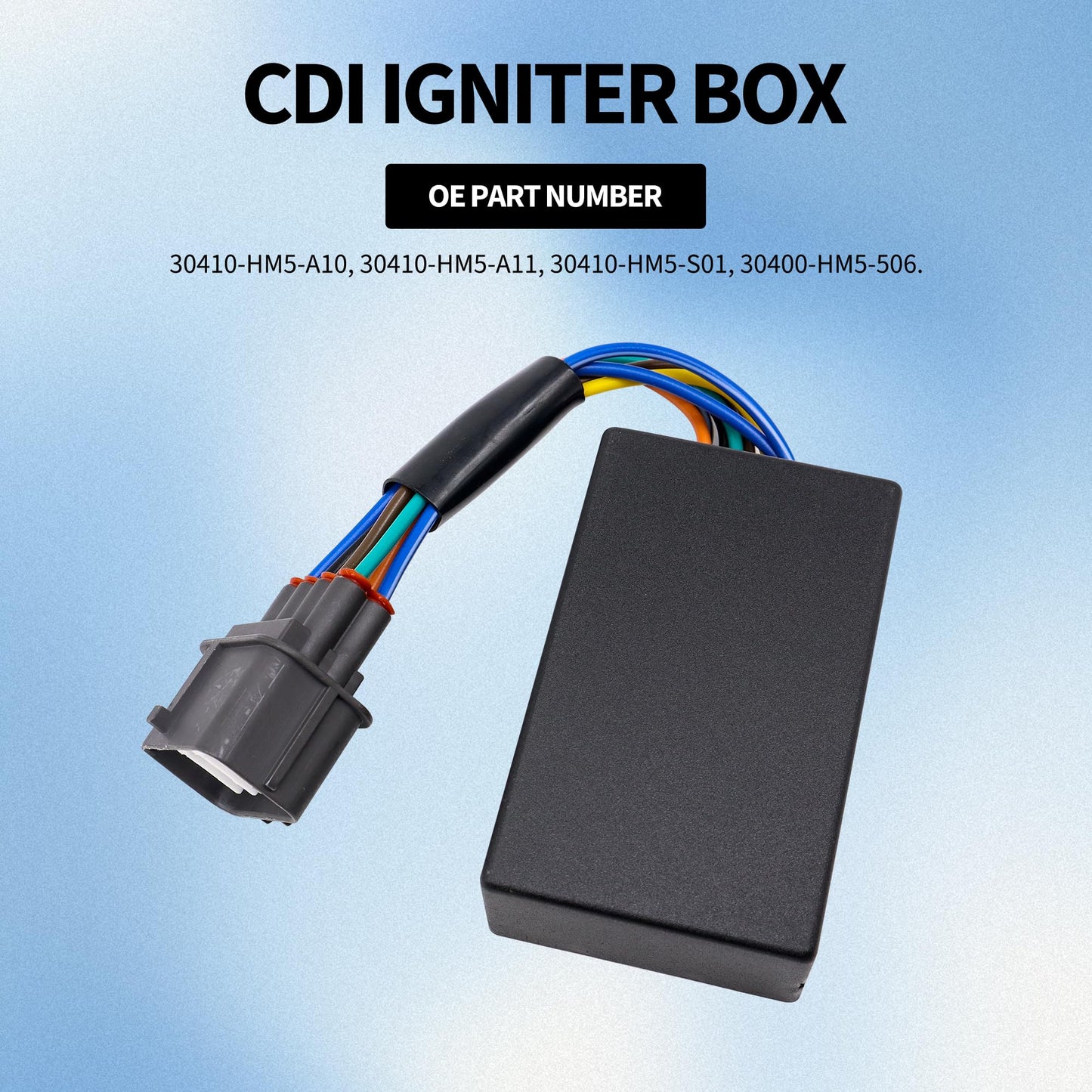 HiSport CDI Igniter Box Compatible with Honda FourTrax 300 TRX300 2x4 TRX300FW 4x4 1998 1999 2000 Replacement for 30410-HM5-A11 30410-HM5-A10 30400-HM5-506 30410-HM5-S01