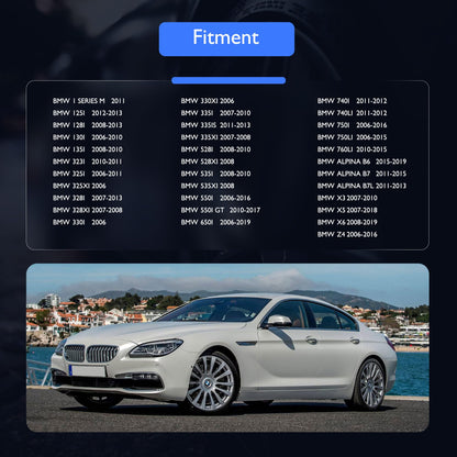 HiSport O2 Oxygen Sensor, Compatible with BMW 1 Series M 125i 128i 130i 135i 323i 325i 328i 330i X3 X5 X6 Z4 Alpina B6 B7L 760Li 750Li 740Li 650i 550i GT 535xi 528xi 335xi 330xi Replaces 250-24713