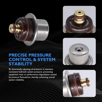 HiSport Fuel Injection Pressure Regulator - Compatible with Porsche Cayenne 3.2L 4.5L 2003 2004 2005 2006 Replacement for FP10384 PR4045