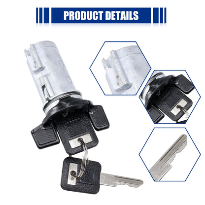 HiSport Ignition Starter Switch Lock Cylinder W/Keys Replacement for Chevy C1500 C2500 C3500 1991-1994 Replace 7840574