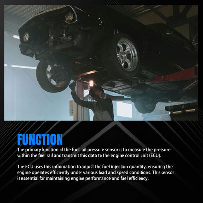 HiSport 0261230238 Fuel Injection Pressure Sensor Compatible with Volvo C30 2007-2013, C70 2006-2013, S40 2004-2011, S60, S80, V50, V60, V70, XC60, XC70, XC90 Replacement Part