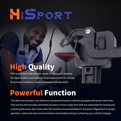 HiSport 746-260 Trunk Latch Tailgate Door Lock Actuator Compatible with Jeep Grand Cherokee 4.0L 4.7L 1999 2000 2001 2002 2003 2004 Replacement for 746260 5018479AA 5018479AB 5086388AA SK746260