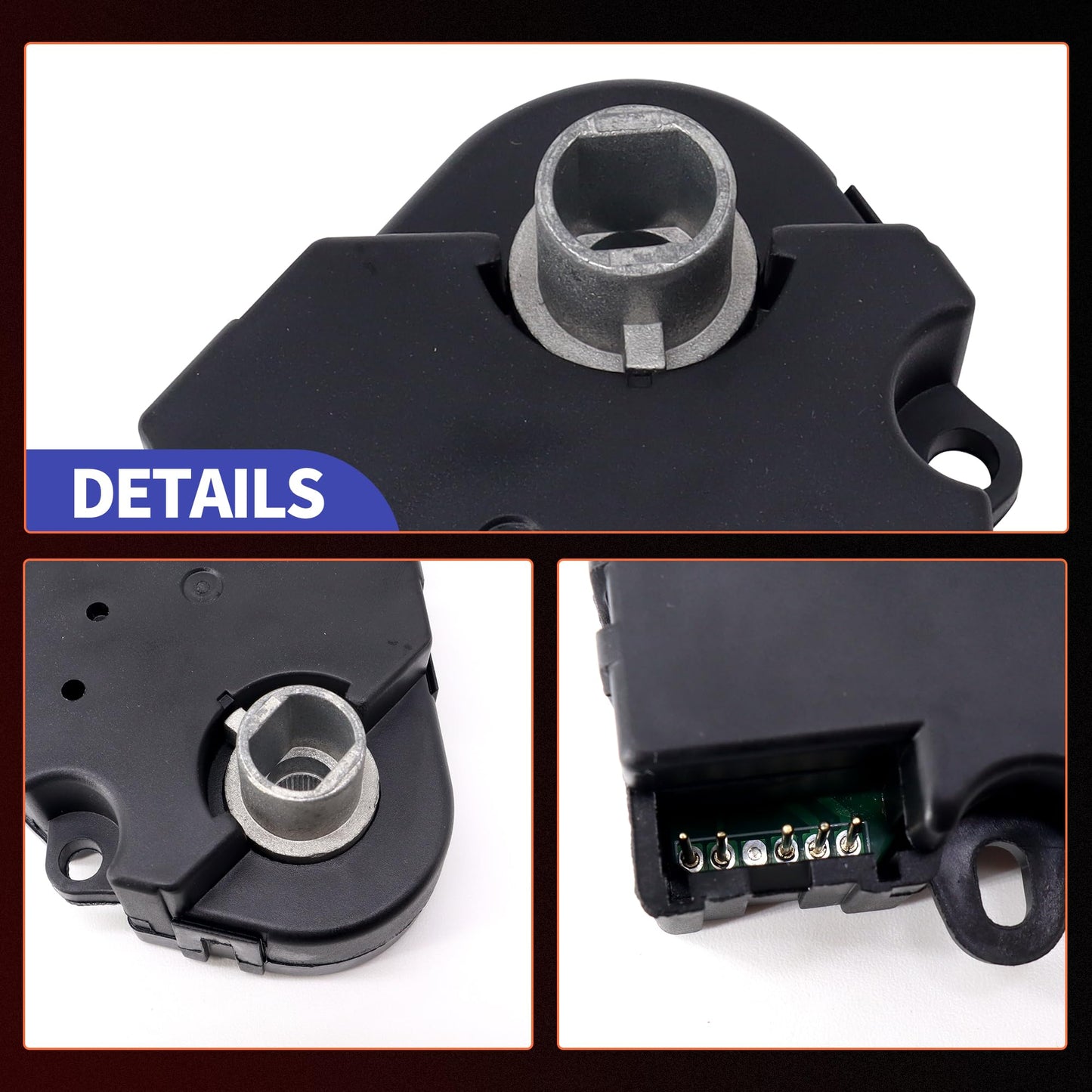 HiSport 604-126 HVAC Heater Blend Door Actuator - Compatible with Buick Rainier Cadillac Chevy Avalanche 1500 2500 Suburban 1500 2500 Tahoe GMC Envoy XL Envoy XUV Oldsmobile Bravada 1999-2009