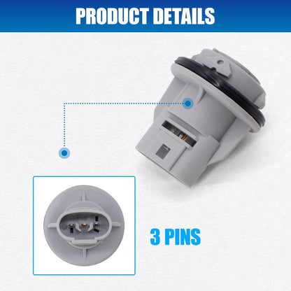 HiSport 33302-SR3-A01 2PACK Turn Signal Blinker Light Bulb Socket & Connector Compatible with Acura CL RDX RL RLX TL TSX, Honda Accord Crosstour Civic Element Odyssey CRV Pilot 2003 2004 2005