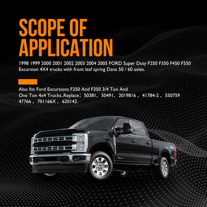 HiSport 50381 Outer Axle Knuckle Tube Dust Seal & Inner Tube Seal & Snap Ring & Needle Bearing & Thrust Washer Seals Kit Compatible with Ford 1998 1999 2000 2001 2002 2003 2004 Replace 50491 2019816