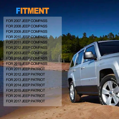 HiSport 5303834AB Windshield Sprinkler Wiper Nozzle - Compatible with Jeep Patriot 2008-2017 Compass 2008-2017£¨Two Side£©