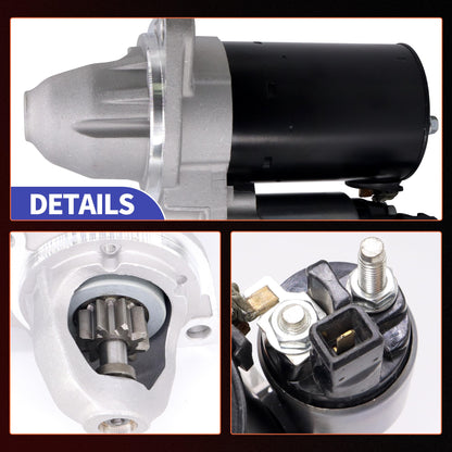 HiSport 12417521116 Starter Motor - Compatible with BMW 1 Series M 128i 135i 323i 325i 325xi 328i 328xi 330Ci 330i 330xi 335d 335i 335is 335xi 525i 525xi 2006-2016 2.0L 2.5L 3.0L 12V 1.1kW 9T CW