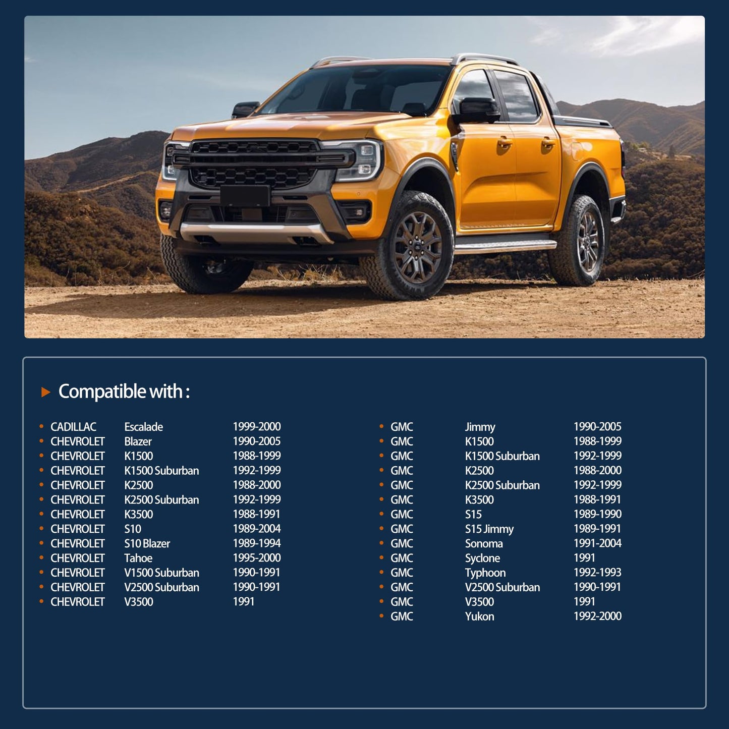 HiSport Transmission Output Speed Sensor 15547452 - Vehicle Speed Sensor(VSS) Wheel Speed Sensor - Compatible with Chevy GMC Cadillac Yukon Suburban Blazer 1988-2005