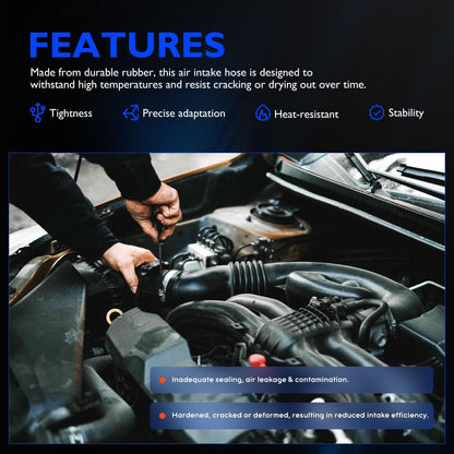 HiSport Air Intake Hose - Compatible with Honda CR-V 2.4L 2015-2016 Replacement for 17228-5LA-A00 Intake Duct Filter Tube Boot