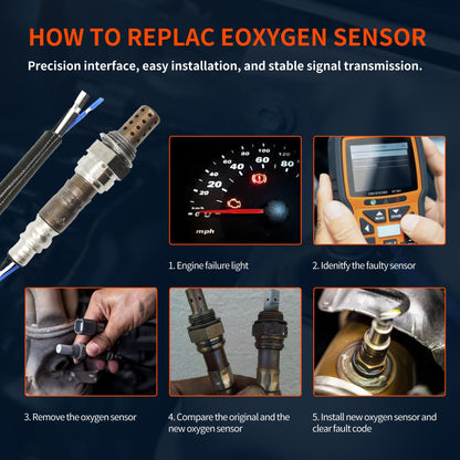 HiSport Oxygen Sensor 250-24200 Replacement - 4-Wire Universal Fit, Heated O2 Sensor 1 Pack