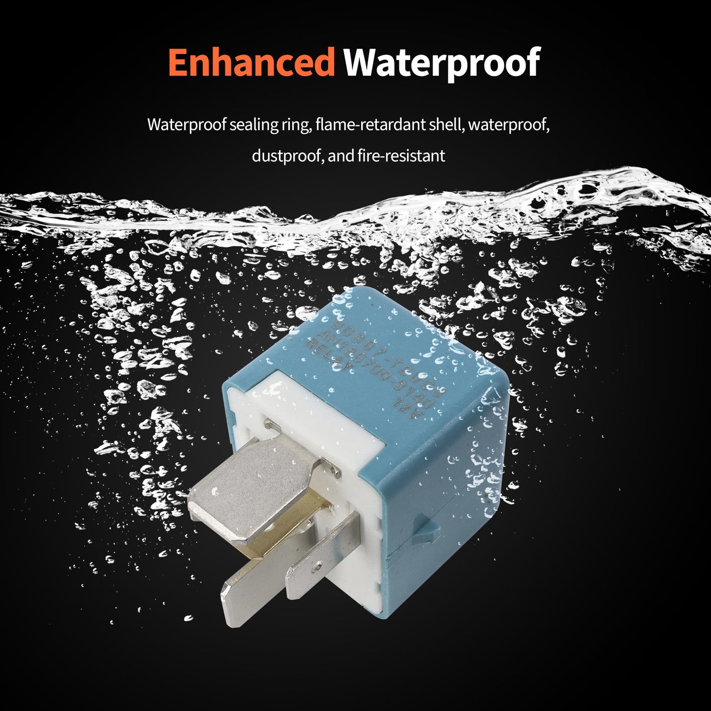 HiSport 5 Pins 12V Relay 90987-T2003 90080-87025 Compatible with Toyota Avalon Corolla Matrix Sienna Sequoia Highlander Tundra Various Models