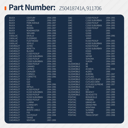 HiSport Vapor Canister Purge Valve 911-072 Compatible with BUICK CADILLAC CHEVY GMC VOLDSMOBILE PONTIAC 1990-1999 - Replaces 1997201 1997210