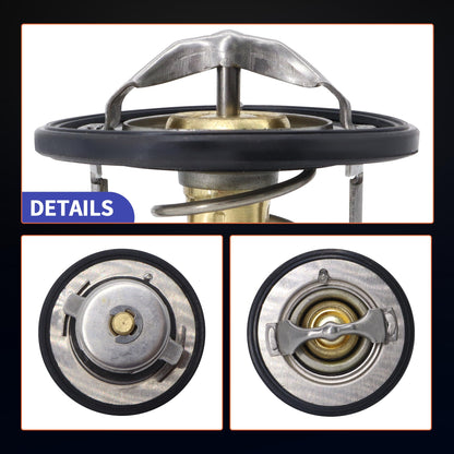 HiSport Engine Coolant Thermostat - Compatible with Scion tC xB xD | Toyota Highlander Avalon RAV4 Camry Sienna Venza Corolla Matrix Solara MR2 Spyder - Replace THT-019