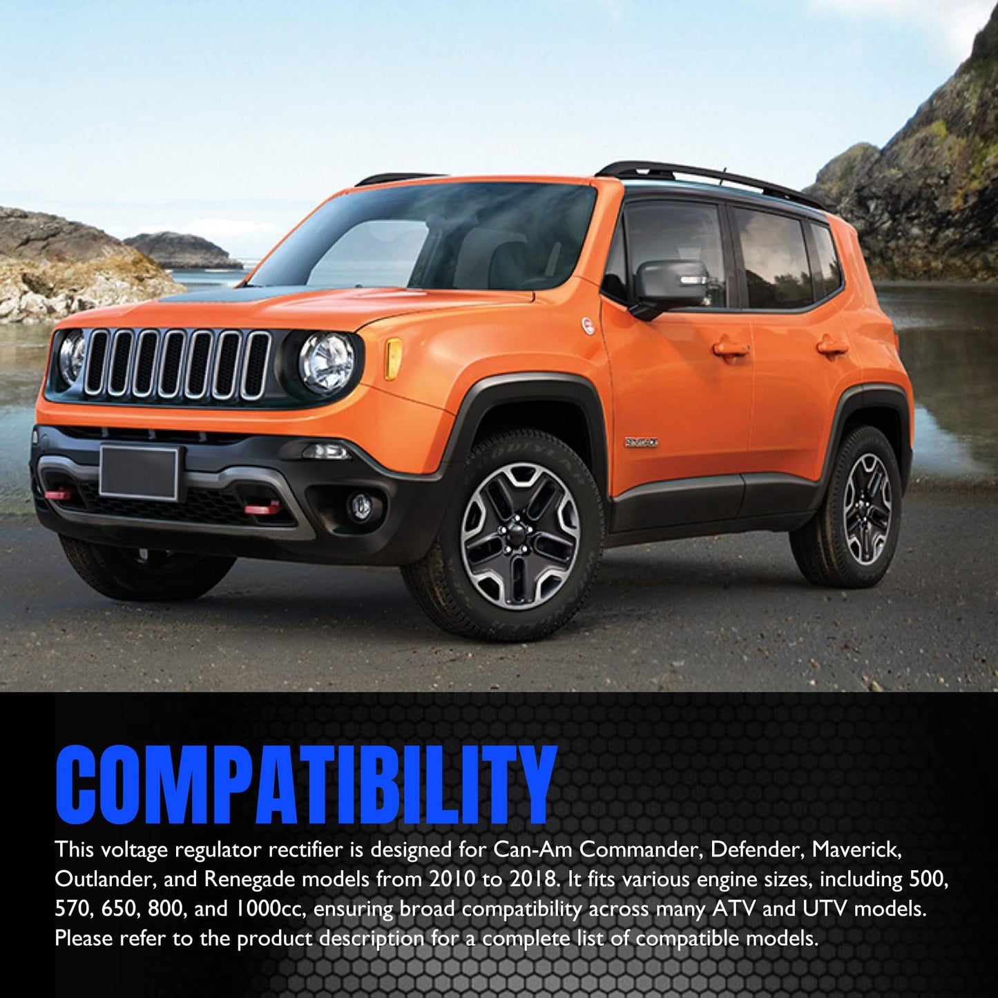 HiSport Voltage Regulator Rectifier Compatible with Can-Am Commander 1000 800 800R Max 1000 Max 800R,Defender HD10 1000 HD8 800,Maverick 1000R, Outlander 1000 500 DPS 500 XT,Renegade 1000 710001191