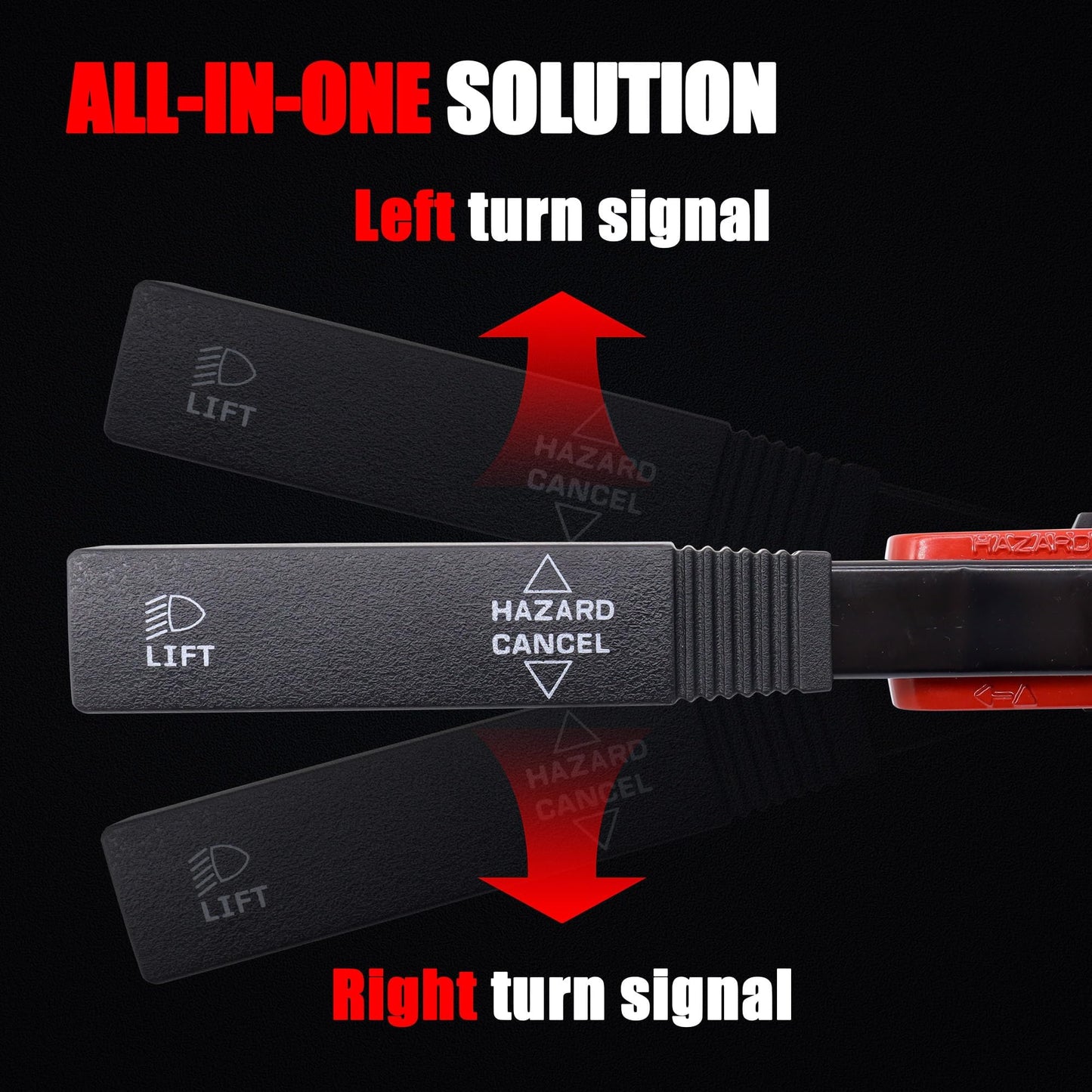 HiSport 01481383 Turn Signal Light Switch Headlamp Switch Compatible with Kenworth T600 T2000 W900 Trucks Replacement for 57759014,577.59014