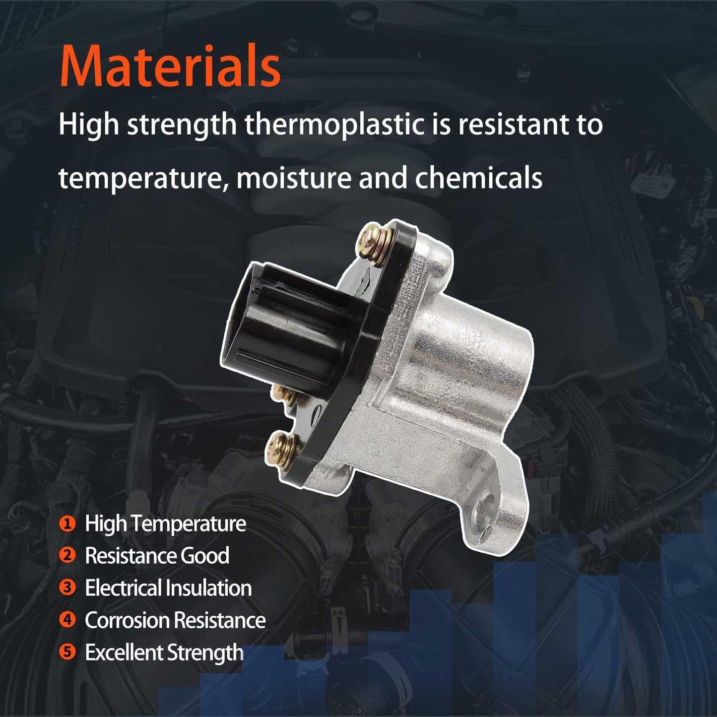 HiSport Transmission Output Speed Sensor 78410SV4003 - Vehicle Speed Sensor Wheel Speed Sensor - Compatible with Honda Acura Accord Civic CL NSX 1.5L 1.6L 2.2L 2.3L 2.7L 3.0L 3.2L 1992-2005