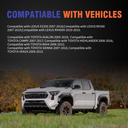 HiSport 3Pcs Air Surge Tank to Intake Manifold Gasket 17176-0P021 Compatible with Lexus ES350 RX350 RX450h 2007-2017,Replacement for Toyota Avalon Camry Highlander Sienna Venza RAV4 3.5L 2005-2017