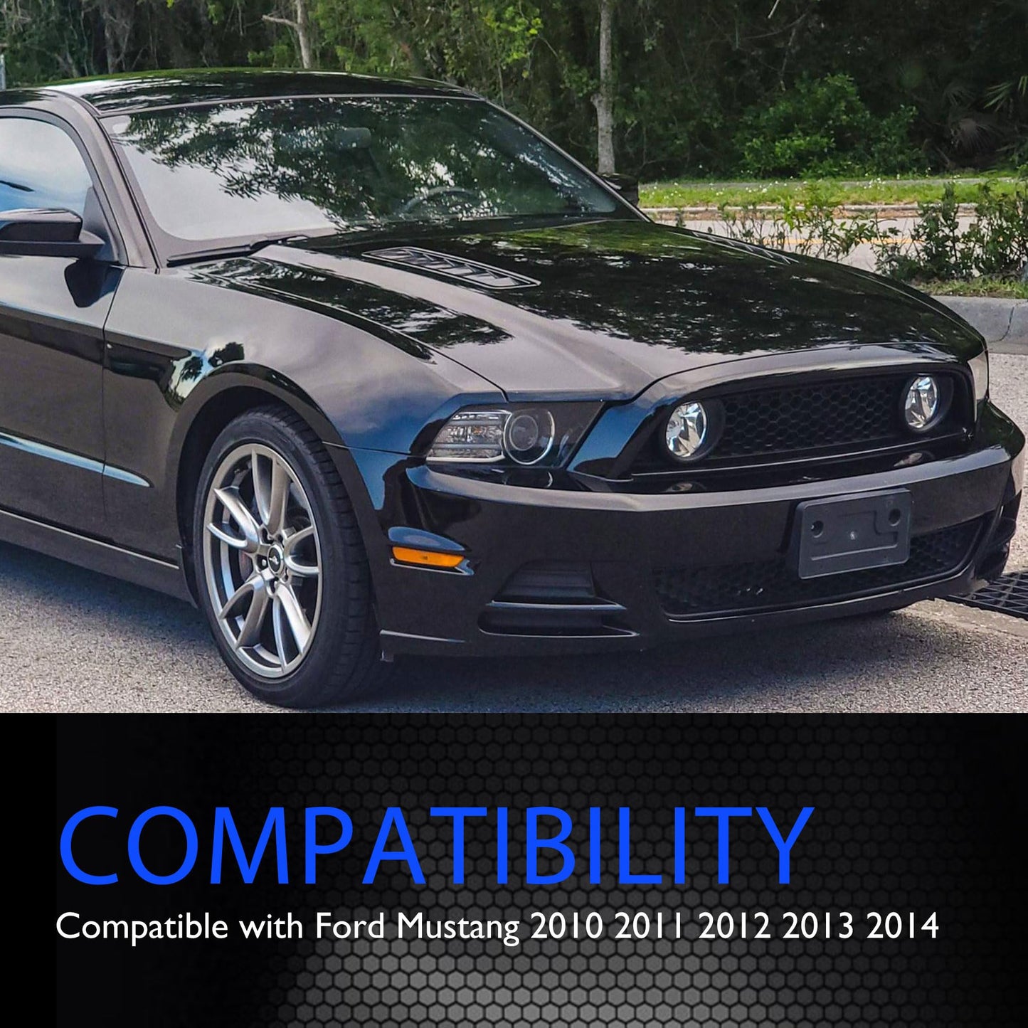 HiSport Power Window Switch Front Driver Side - Compatible with Ford Mustang 2010 2011 2012 2013 2014 - Replace AR3Z14529CA