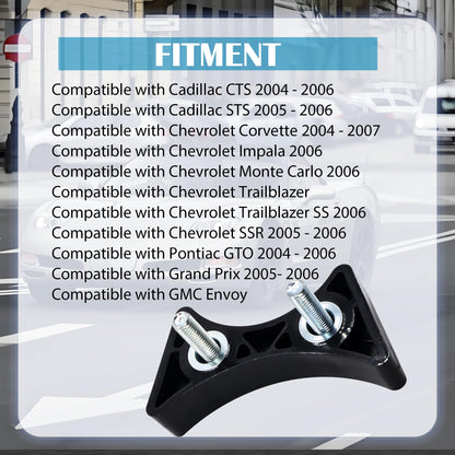 HiSport Timing Chain Guide 12588670 Timing Chain Tensioner Damper kit - with Bolt, Retainer, and Spacer,Compatible with Chevy Corvette Impala LS1 LS2 LS4 LS6