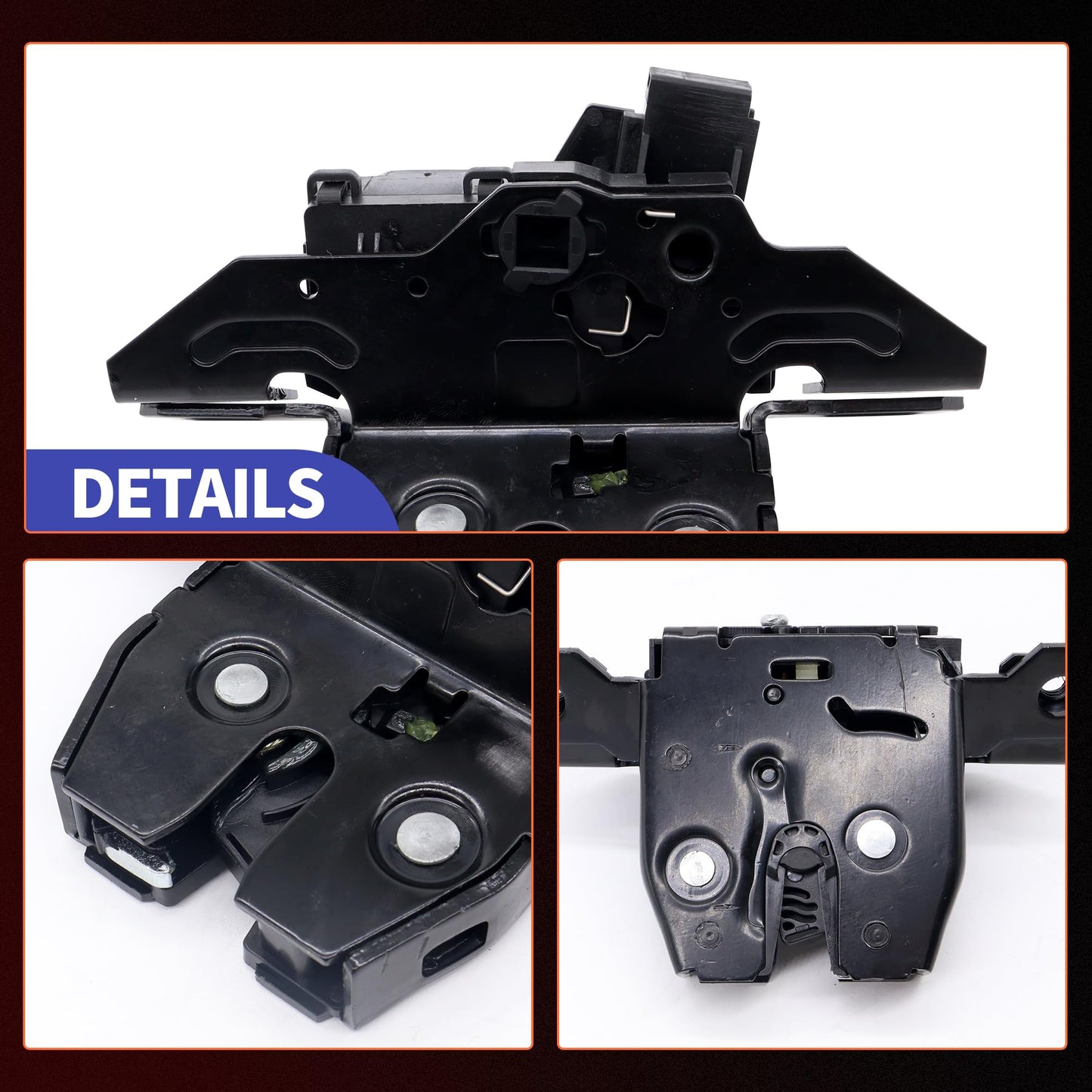 HiSport Liftgate Latch Trunk Lock Actuator - Rear Trunk Tailgate Door Lock Latch Actuator Compatible with Buick Cadillac Chevrolet GMC Replacement for 931-277 931277 DLA1444 13508110 13511954