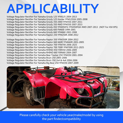 HiSport Voltage Regulator Rectifier - Compatible with Yamaha Replaces ?5GT-81960-00-00 5BN-81960-00-00 31600-HM8-003 31600-HM8-013