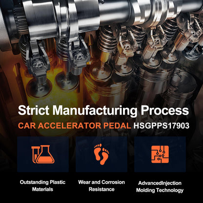 HiSport Electronic Accelerator Gas Pedal Assembly with Bracket Position Sensor Compatible with Chevrolet Corvette C6 2005-2013 19417903 25835421 15864594 12569599