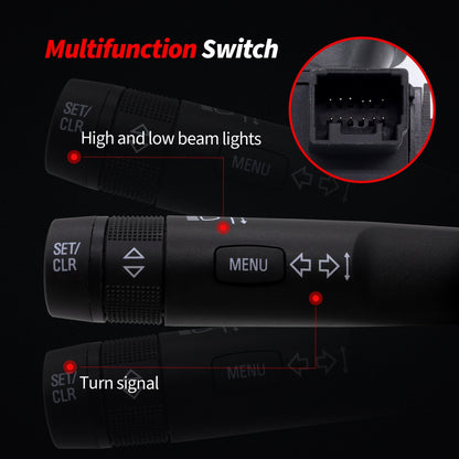 HiSport Turn Signal Switch/Headlight Dimmer Compatible with Buick Cascada 2016,Regal 2011 2012 2013,Verano 2012-2017;Chevrolet Chevy Cruze 2011-2016,Cruze Limited 2016,Orlando 2012 2013 2014#20941129