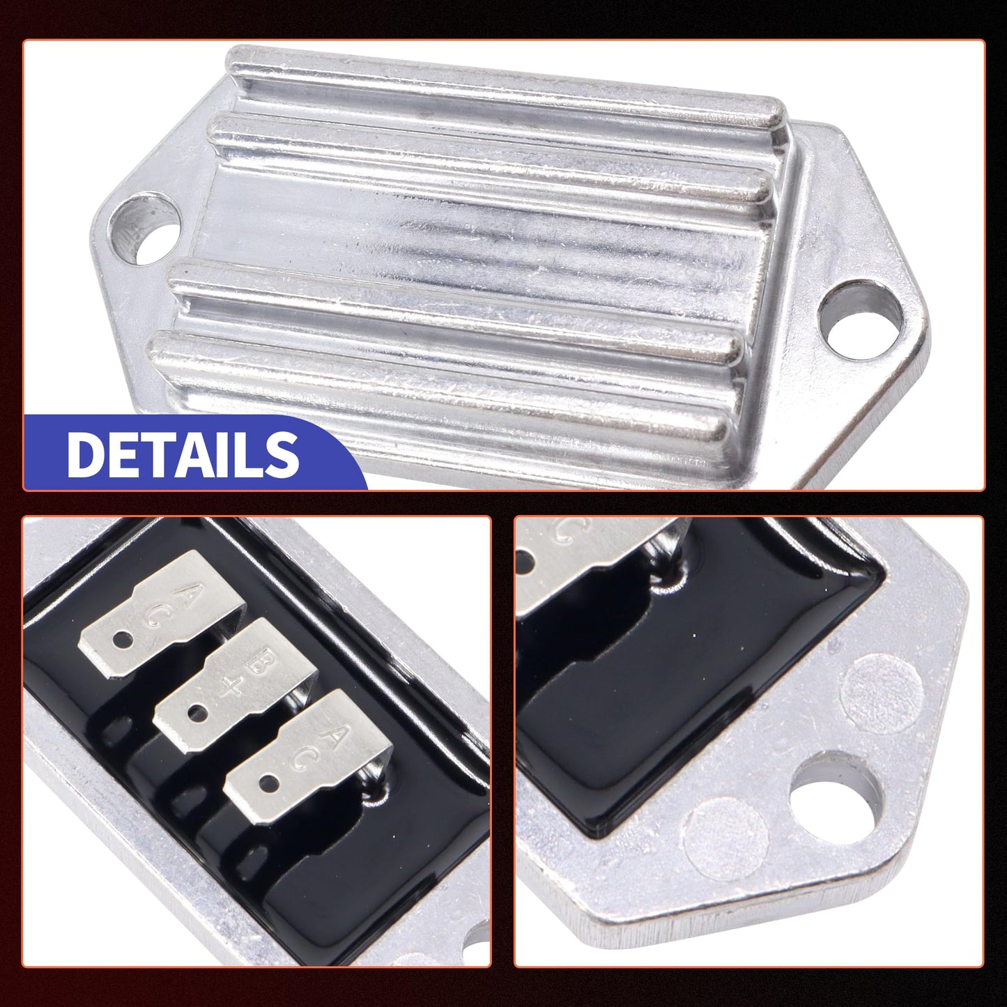 HiSport Voltage Regulator Rectifier 12/15 Amp Half Wave Compatible with Kohler Engines Replaces 25 403 35-S