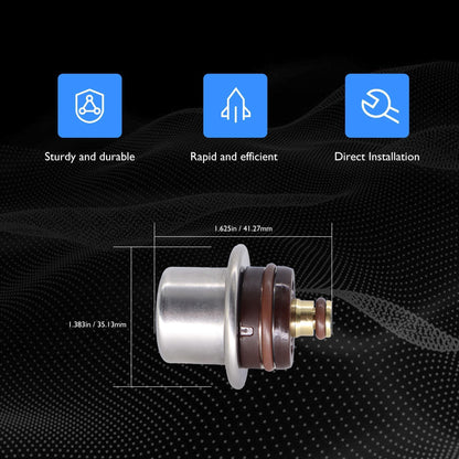 HiSport Fuel Injection Pressure Regulator - Compatible with Porsche Cayenne 3.2L 4.5L 2003 2004 2005 2006 Replacement for FP10384 PR4045
