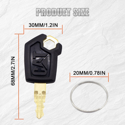 HiSport Cat Keys - Compatible with Caterpillar Heavy Equipment Part Replace 5P8500