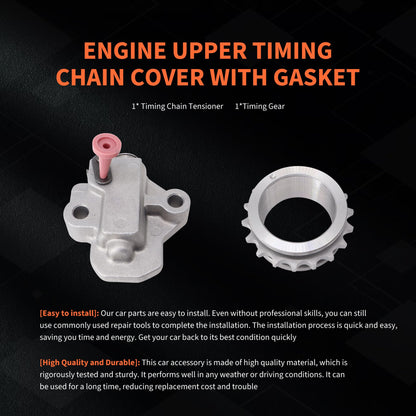 HiSport 243212B620 Timing Chain Kit with VVT Sprocket - Compatible with Hyundai Accent Elantra GT Kona Sonata Tucson Kia Forte Koup Forte5 Optima Rio Seltos Soul 2012-2021 1.6L