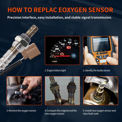 HiSport 250-241104 Oxygen Sensor Downstream - 4-Wire Heated O2 Sensor Compatible with Infinity M35H 2012-2013 Q50 2014-2018 Q70 2014-2018, Nissan March 2012-2023 Note 2015-2017 Tiida 2013-2017 Versa