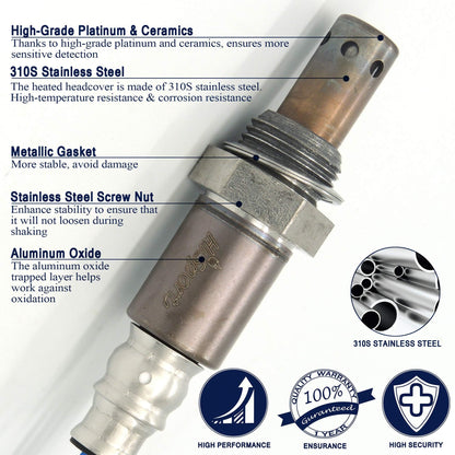 HiSport 234-9038 Oxygen Sensor, Compatible with Suzuki Equator 2009-2010, Nissan Xterra 2008-2010 Titan 2008-2012 Rogue 2010 Pathfinder 2008-2012 Maxima 2009 Frontier 2008-2010 Altima, Infiniti QX56