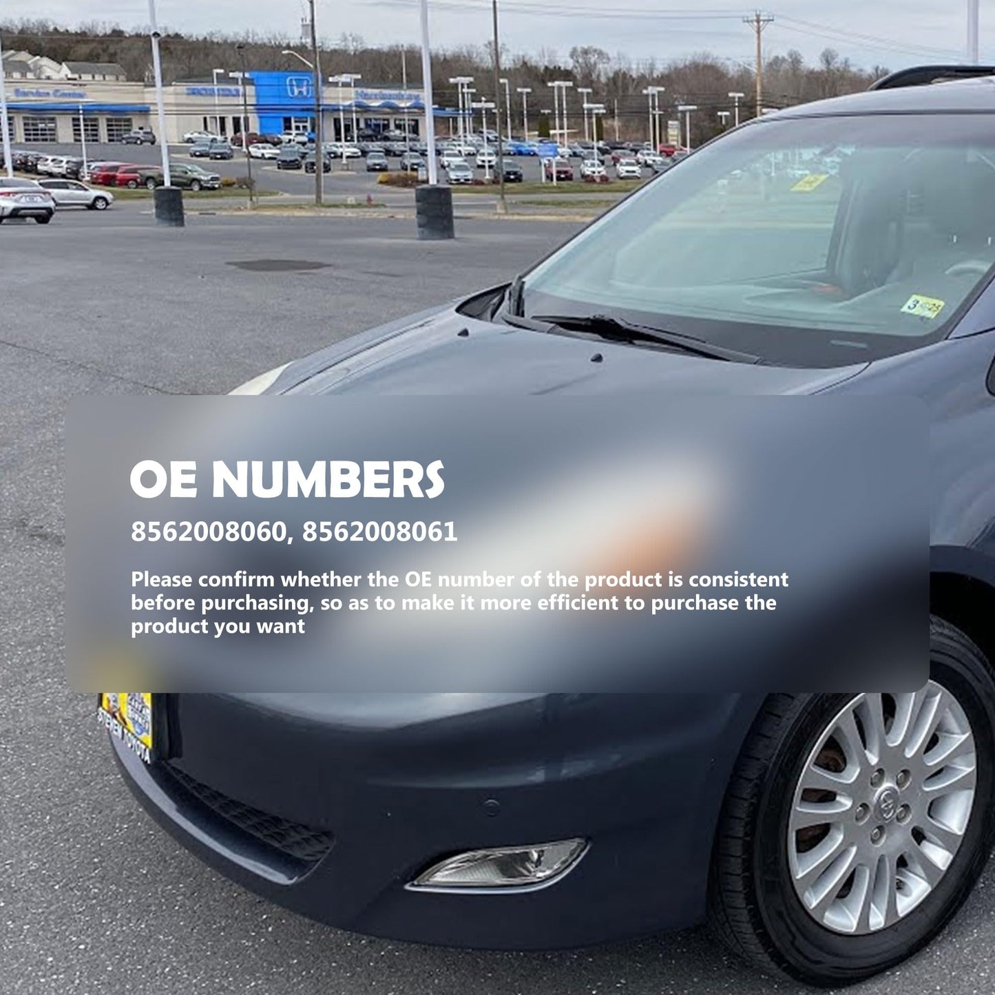 HiSport Door Latch Lock Actuator Right Passenger Side Sliding 8562008060 Compatible with Toyota Sienna 2004-2010, 8562008061