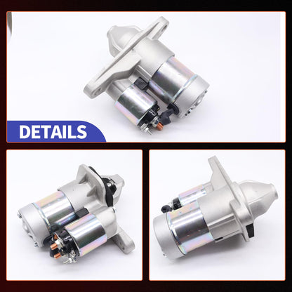HiSport New Starter Motor - Compatible with Chevy City Express Compatible with Nissan NV200 Sentra Juke Cube Tiida Versa Micra 2007-2021 - Replace 19317693