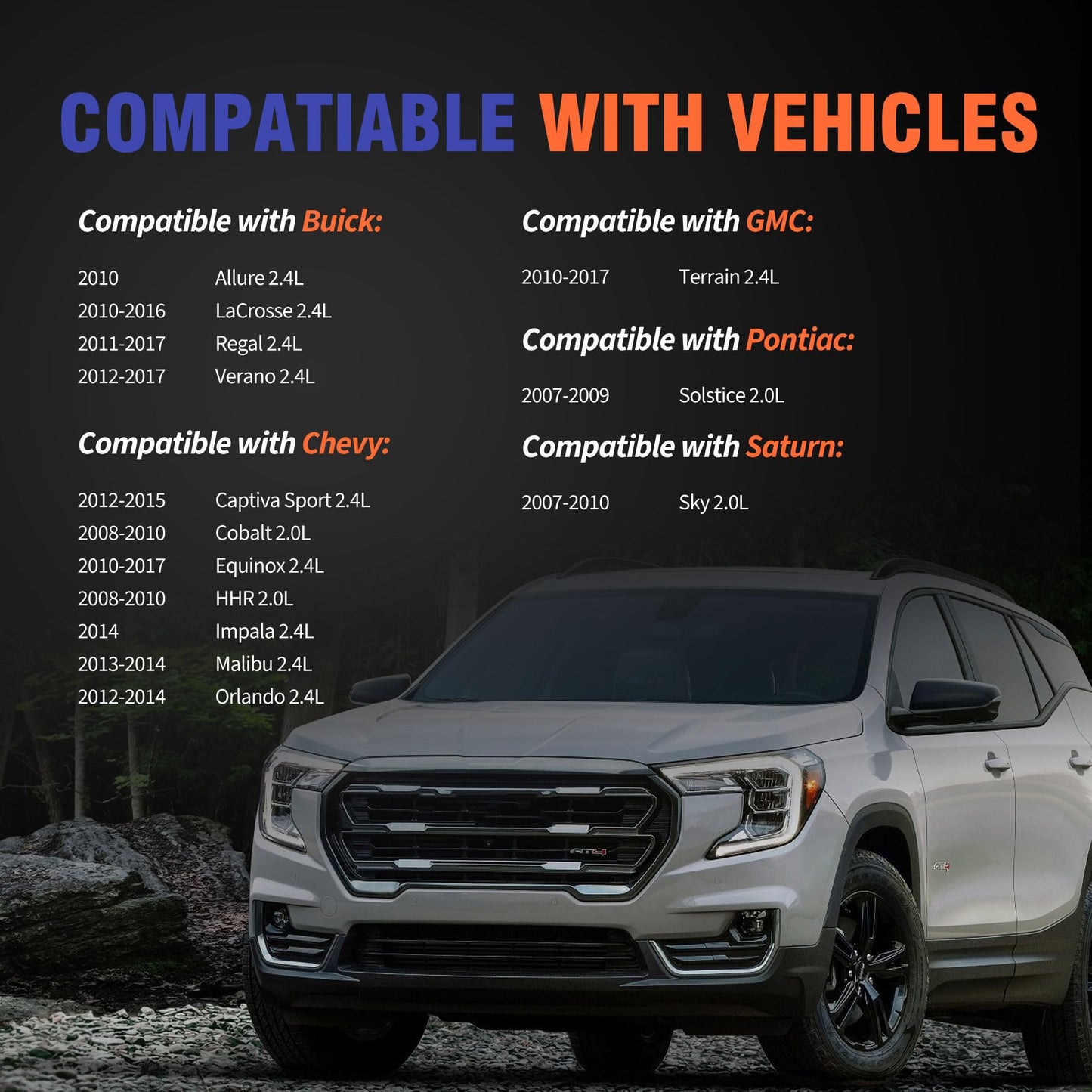 HiSport Valve Cover Gasket VS50778R - Compatible with Buick Allure Lacrosse Regal Verano Chevy Captiva Sport Cobalt Equinox HHR Impala Malibu Orlando GMC Terrain Pontiac Solstice Saturn Sky