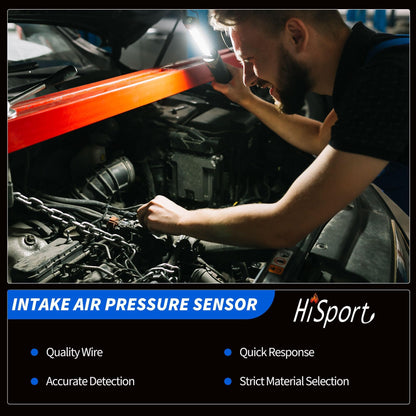 HiSport 2411528 T-MAP Temperature Manifold Absolute Pressure Sensor Compatible with Polaris Series 700 800 900 (All Models) 2004-2016, 2014+ 570, General,Ranger 1000, ACE 570 900, Snowmobile 2006-2018