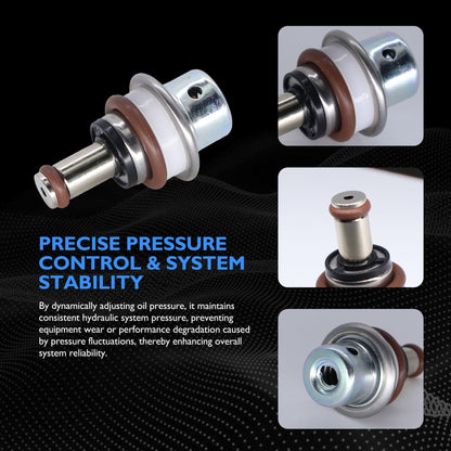 HiSport PR4080 Fuel Injection Pressure Regulator Compatible with Honda Civic 2006,Odyssey 2005 2006 2007 2008 2009 2010 2011,Ridgeline 2010 2011 2012 2013;Acura TL 2004 2005 2006 2007 2008 2009