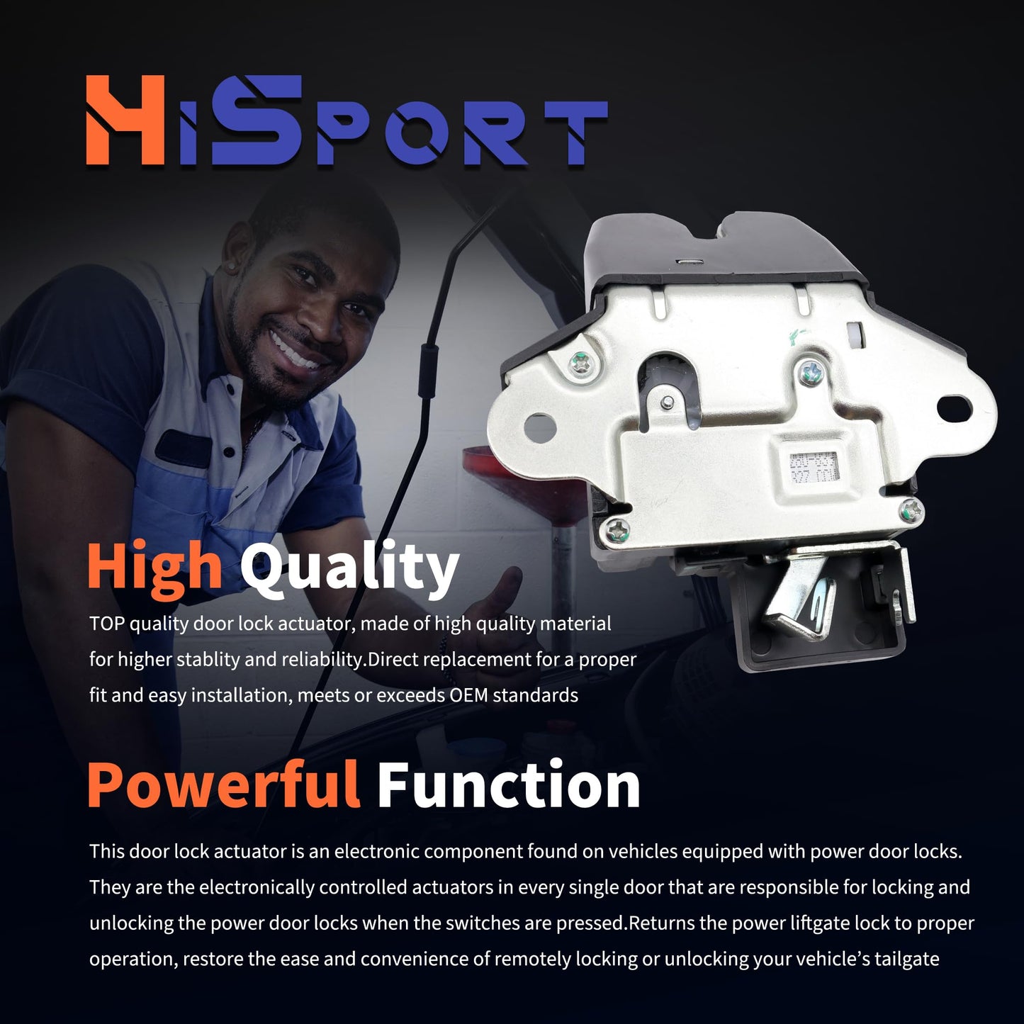 HiSport Trunk Latch Lock Actuator 81230A7030 81230-A7030 Compatible with Kia Forte Koup 1.6L 1.8L 2.0L Engine