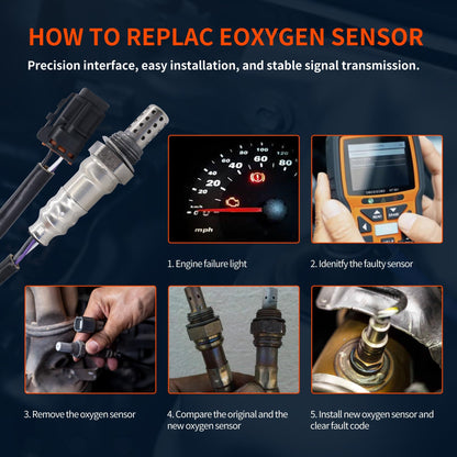 HiSport 250-24987 Oxygen Sensor Downstream - 4-Wire Heated O2 Sensor Compatible with Hyundai Elantra 2011-2016 Elantra GT 2013-2017 Tucson 2.0L 2016-2018, Kia Forte 2.0L 2014-2018 Kia Forte5 2014-2018