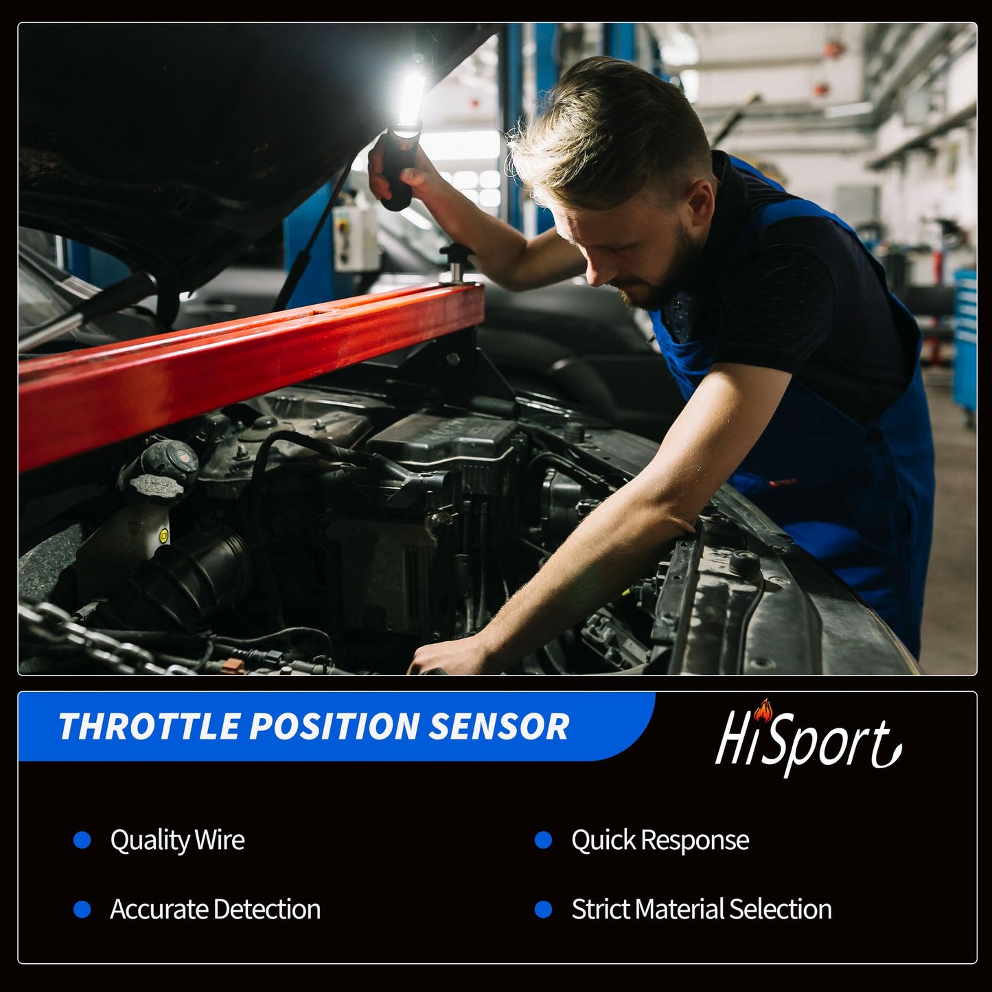 HiSport 213-894 Throttle Position Sensor Compatible with Chevy GMC Caprice Impala1994-1996,Beretta Cavalier S10 1991-1994,Camaro Trooper Firebird 1993-1999 Replacement for TH51 TPS121 5S500