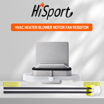 HiSport HVAC Heater Blower Motor Fan Resistor with Harness Compatible with Nissan & Infiniti Vehicles Altima 2002-2006, Maxima 2000-2008, I30 2000-2001, I35 2002-2004 Front Side Replace 27761-2Y000