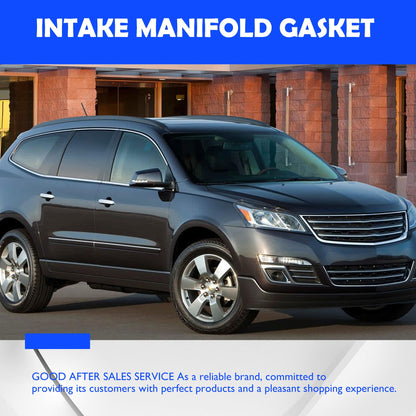 HiSport Lower Intake Manifold Gasket MS972401 12673300 MS19966 Compatible with Buick GMC Cadillac Chevrolet Enclave XTS Traverse Acadia 2009-2016, Lacrosse Camaro SRX STS CTS 3.6L V6