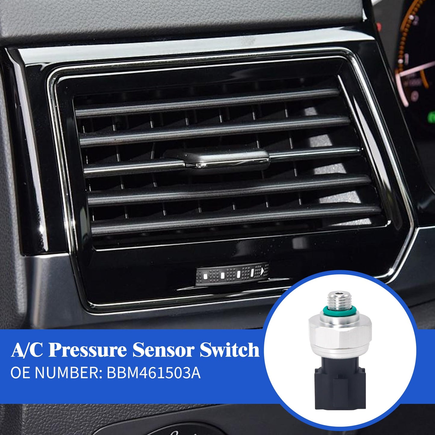 HiSport A/C Pressure Sensor Switch - Compatible with 1993-2015 Nissan 2003-2015 Mitsubishi Replaces BBM461503A ?92136-1FA0A