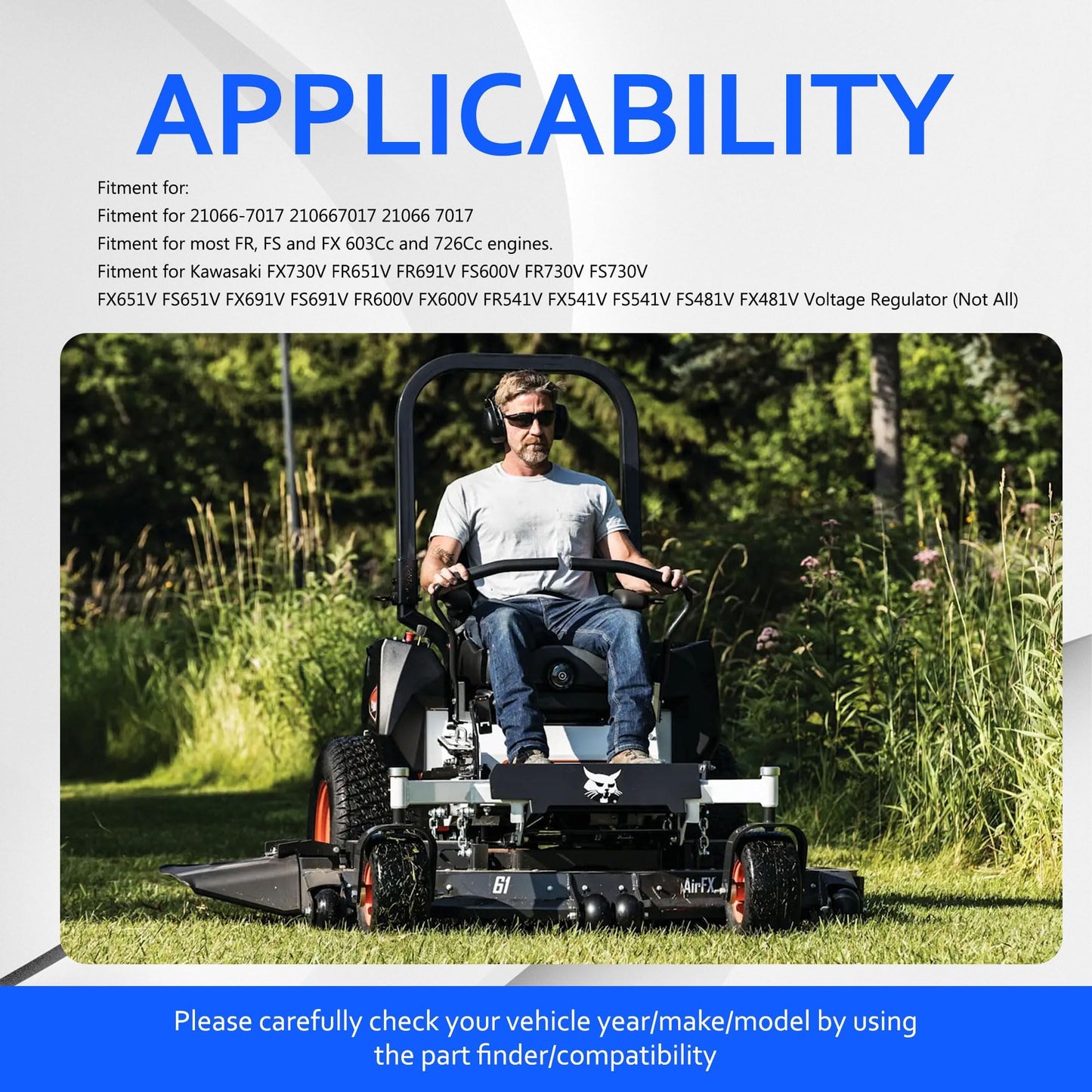 HiSport Voltage Regulator Compatible with Kawasaki Replaces 21066-7017 210667017 21066 7017