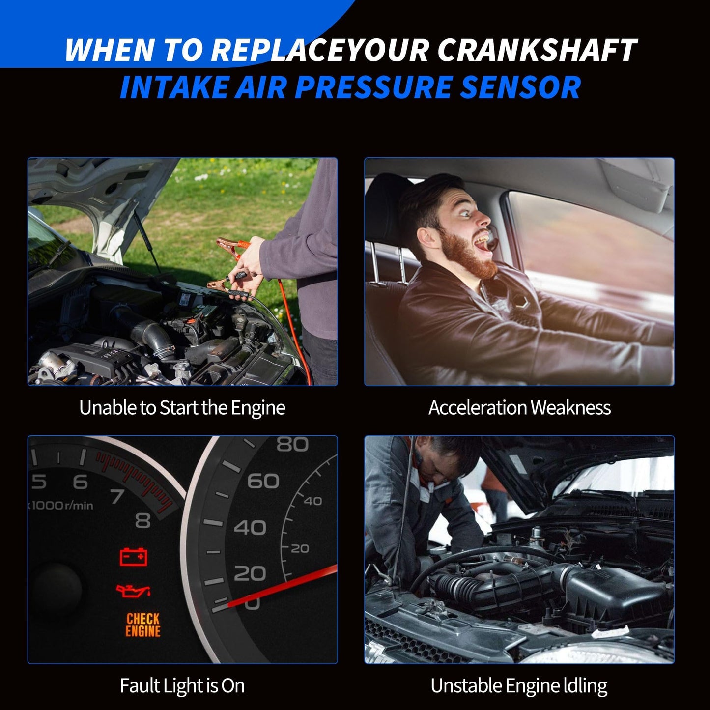 HiSport 0261230093 Fuel Injection Pressure Sensor Compatible with Ford Crown Victoria E-150 E-250 E-350 E-450 Escape F-250 F-350 F-450 Super Duty Lincoln Mark LT Mazda Tribute Mercury Marine