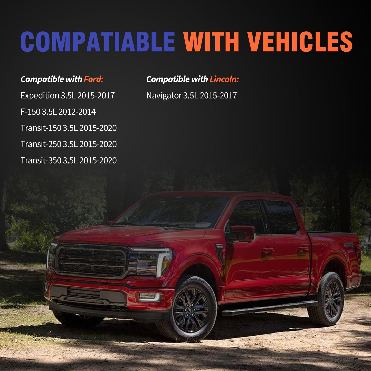 HiSport Valve Cover Gasket - Compatible with Ford Expedition F-150 Transit-150 Transit-250 Transit-350 Compatible with Lincoln Navigator 3.5L 2012-2020 - Replace VS50879R