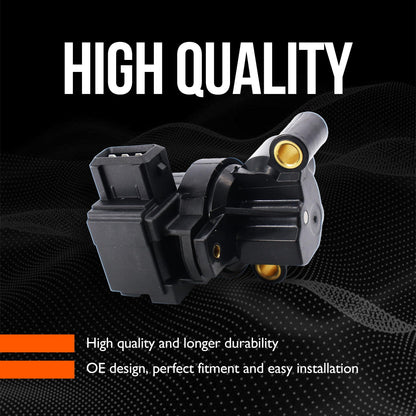 HiSport 3515033010 Idle Air Control Valve - Compatible with Hyundai Tucson 2.7L V6 Tiburon 2.7L V6 Santa Fe 2.7L V6 Tiburon 2.0L l4 Sonata 2.7L V6 2.4L l4 2.5L V6 Santa Fe 2.4L l4 3.5L V6 1997-2010