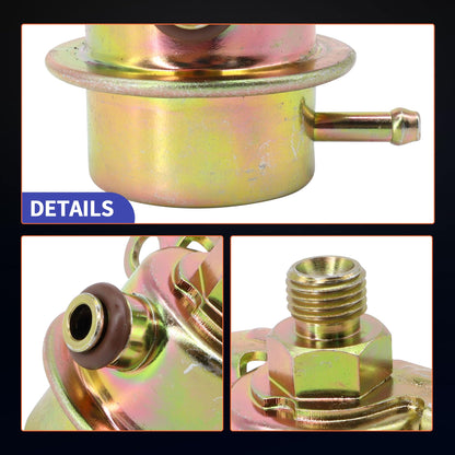 HiSport Fuel Pressure Regulator Auto Parts - Compatible with Ford Aerostar 1990-1997 Mazda B4000 1994-1998 Ranger 1989-1998 Explorer 1991-1998 Navajo 1991-1994 Replaces PR4083 143-217